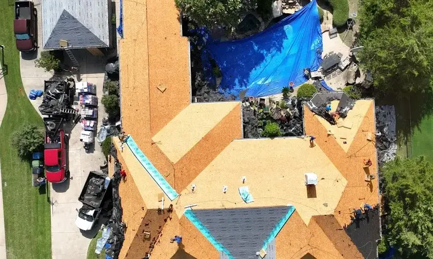 Professional Roof Repair being performed in Sebastian